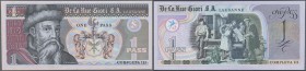 Testbanknoten: Test Note DE LA RUE GIORI S.A. with portrait Gutenberg, ”1 Pass Completa” print, intaglio on banknote paper, around the 1990s, conditio...