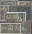 Austria: dealers lot of about 1000-1200 banknotes from Austria, different series and denominations, different qualities and quantities from old to mod...