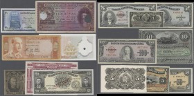 Cuba: lot of about 400 to 450 banknotes from Cuba, different series and denominations, various quantities and qualitites, containing for example the f...