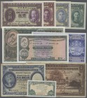 Hong Kong: lot of about 100 to 120 banknotes from Hong Kong, different series and denominations, various quantities and qualitites, containing for exa...