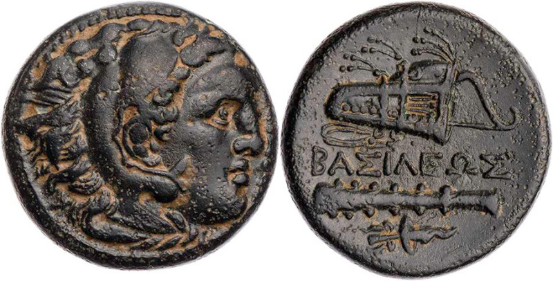 MAKEDONIEN, KÖNIGREICH
Alexander III., 336-323 v. Chr. AE-Tetrachalkon 323-310 ...