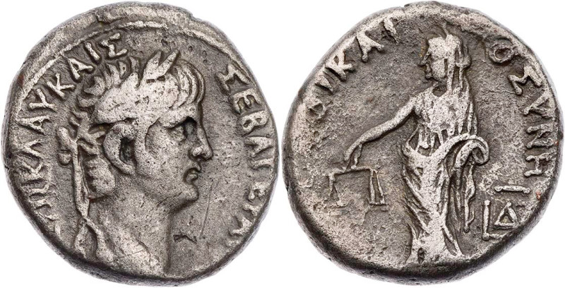 ÄGYPTEN ALEXANDRIA
Nero, 54-68 n. Chr. BI-Tetradrachme 57/58 n. Chr. (= Jahr 4)...