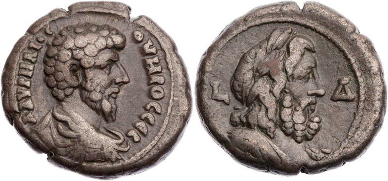 ÄGYPTEN ALEXANDRIA
Lucius Verus, 161-169 n. Chr. BI-Tetradrachme 163/164 n. Chr...