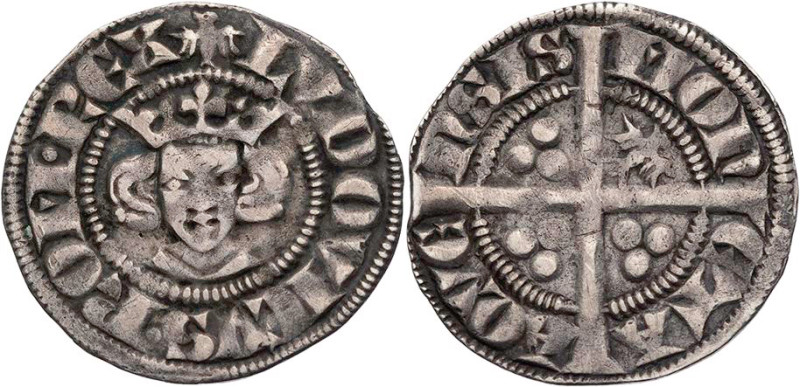 AACHEN REICHSMÜNZSTÄTTE
Ludwig IV. der Bayer, 1314-1347. Sterling o. J. Vs.: Ko...