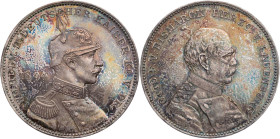 BRANDENBURG - PREUSSEN PREUSSEN, KÖNIGREICH
Wilhelm II., 1888-1918. Silbermedaille 1894 Werkstatt Lauer, Nürnberg Auf die Aussöhnung mit Fürst Otto v...