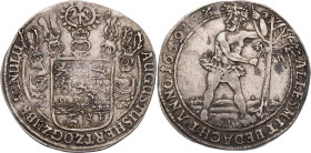 BRAUNSCHWEIG UND LÜNEBURG BRAUNSCHWEIG-WOLFENBÜTTEL, FÜRSTENTUM
August der Jüngere, 1635-1666. Reichstaler 1659 HS Zellerfeld Vs.: fünffach behelmtes...