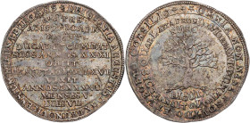 BRAUNSCHWEIG UND LÜNEBURG BRAUNSCHWEIG-WOLFENBÜTTEL, FÜRSTENTUM
August der Jüngere, 1635-1666. 1/8 Reichstaler 1666 Zellerfeld Auf seinen Tod, Vs.: 1...