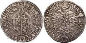 BRAUNSCHWEIG UND LÜNEBURG BRAUNSCHWEIG-CALENBERG, FÜRSTENTUM
Erich der Jüngere, 1545-1584. Reichstaler (24 Groschen) 1570 Münden Mit Titel Maximilian...