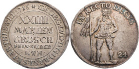 BRAUNSCHWEIG UND LÜNEBURG BRAUNSCHWEIG-CALENBERG-HANNOVER, AB 1692 KURFÜRSTENTUM HANNOVER, AB 1815 KÖNIGREICH HANNOVER
Georg I. Ludwig, 1698-1727, se...