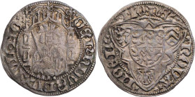 JÜLICH-KLEVE-BERG JÜLICH-BERG, HERZOGTUM
Gerhard II., 1437-1475. Weißpfennig o. J. Vs.: Hüftbild des Herzogs mit Hut und geschultertem Schwert v. v. ...