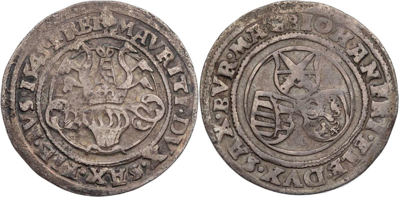 SACHSEN SACHSEN, KURFÜRSTENTUM
Johann Friedrich der Großmütige und Moritz, 1541...