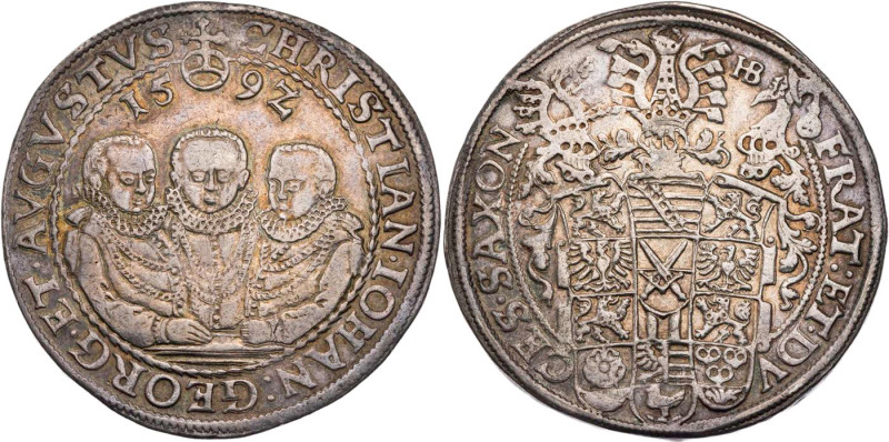 SACHSEN SACHSEN, KURFÜRSTENTUM
Christian II., Johann Georg I. und August, 1591-...