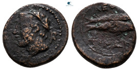 Sicily. Leontinoi after circa 210 BC. Bronze Æ