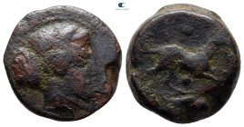 Sicily. Segesta circa 420-415 BC. Bronze Æ