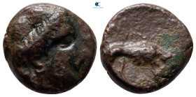 Sicily. Segesta circa 420-380 BC. Bronze Æ