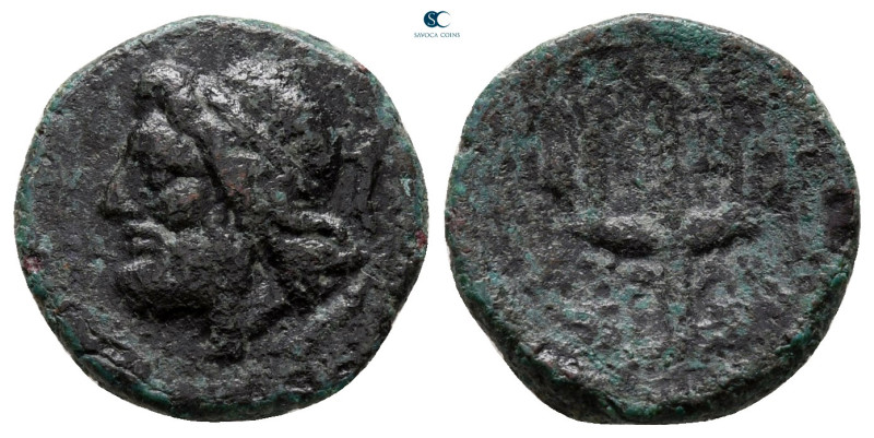 Sicily. Syracuse circa 212 BC. 
Bronze Æ

15 mm, 2,02 g



nearly very fi...