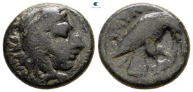 Kings of Macedon. Uncertain mint. Amyntas III 393-369 BC. Bronze Æ