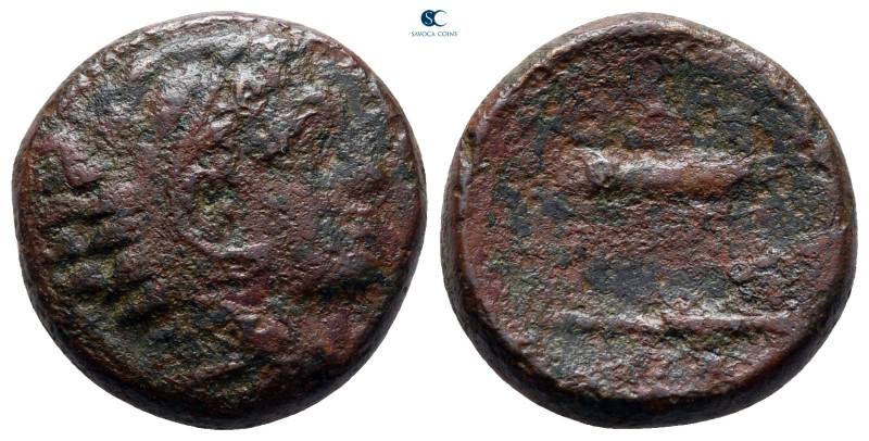 Kings of Macedon. Uncertain mint. Alexander III "the Great" 336-323 BC. 
Bronze...