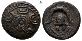 Kings of Macedon. Uncertain mint in Asia. Philip III Arrhidaeus 323-317 BC. Struck under Asandros, circa 323-319 BC. Bronze Æ