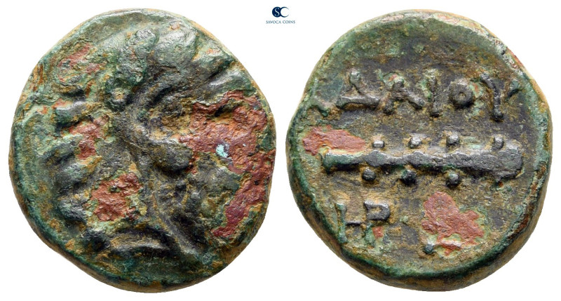 Thrace. Seleukid. Adaios 253-243 BC. 
Bronze Æ

17 mm, 4,45 g



very fin...