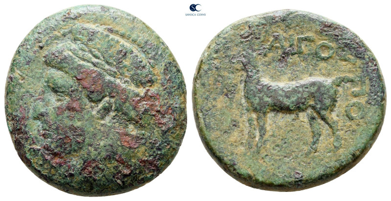 Thrace. Aigospotamoi circa 350-300 BC. 
Bronze Æ

21 mm, 7,86 g



nearly...