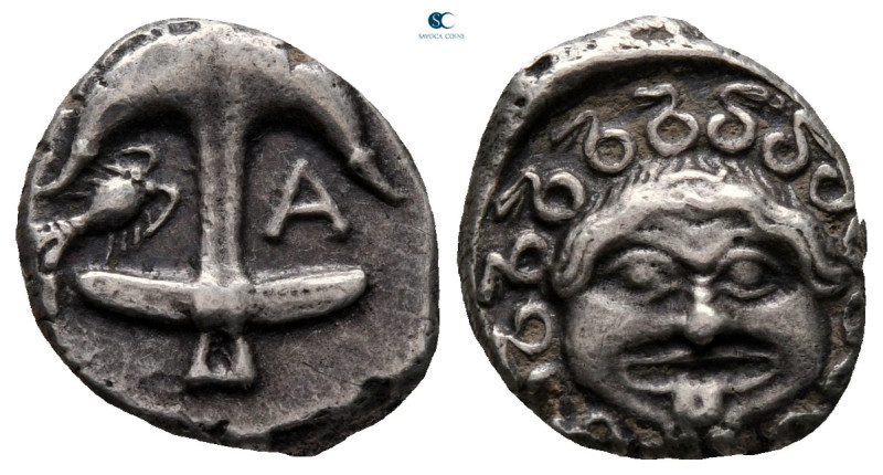 Thrace. Apollonia Pontica circa 480-450 BC. 
Drachm AR

14 mm, 3,13 g



...