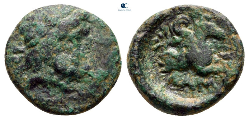 Mysia. Lampsakos circa 350-300 BC. 
Bronze Æ

13 mm, 1,19 g



very fine