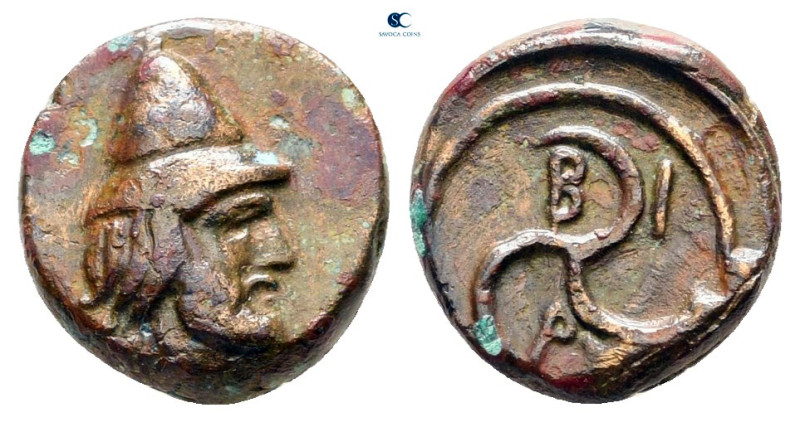 Troas. Birytis circa 350-300 BC. 
Bronze Æ

10 mm, 1,08 g



very fine