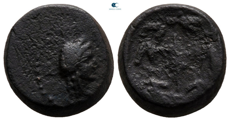 Aiolis. Elaia circa 200-0 BC. 
Bronze Æ

15 mm, 4,58 g



nearly very fin...