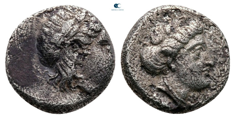 Lesbos. Mytilene circa 400-350 BC. 
Diobol AR

11 mm, 1,33 g



very fine