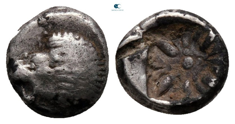 Ionia. Miletos circa 525-475 BC. 
Obol AR

9 mm, 0,90 g



nearly very fi...