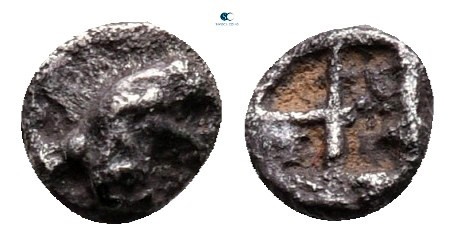 Ionia. Phokaia circa 530-500 BC. 
Tetartemorion AR

5 mm, 0,15 g



very ...