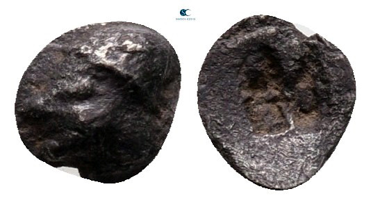 Ionia. Phokaia circa 521-478 BC. 
Tetartemorion AR

6 mm, 0,15 g



very ...