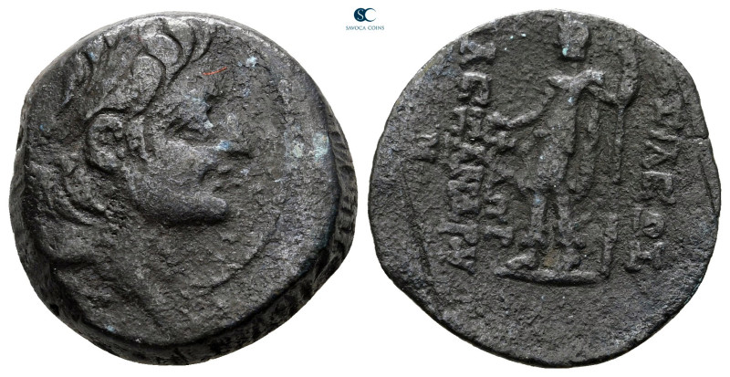 Seleukid Kingdom. Antioch. Alexander II Zabinas 128-122 BC. 
Bronze Æ

19 mm,...