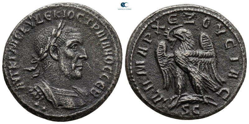 Seleucis and Pieria. Antioch. Trajan Decius AD 249-251. 
Billon-Tetradrachm

...