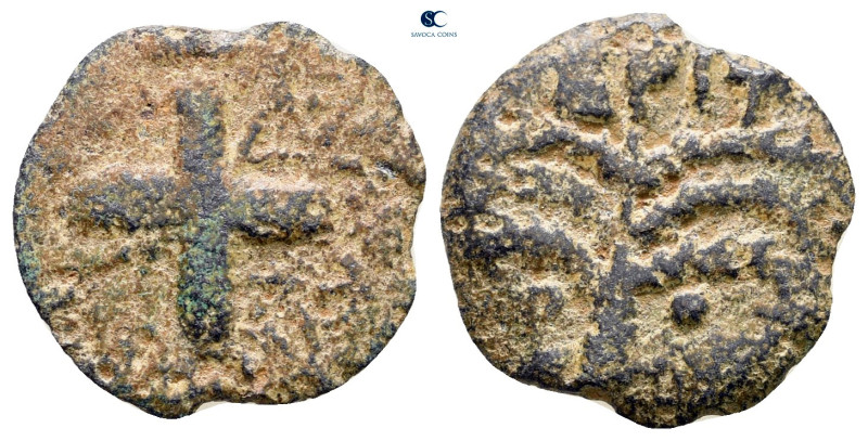 Judaea. Jerusalem. Roman Procurators. Antonius Felix AD 52-59. 
Prutah Æ

15 ...