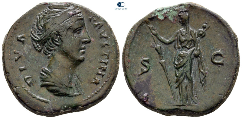 Diva Faustina I AD 140-141. Rome
As Æ

27 mm, 12,83 g



very fine