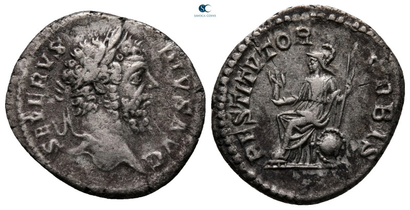 Septimius Severus AD 193-211. Rome
Denarius AR

19 mm, 2,72 g



very fin...