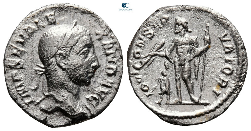 Severus Alexander AD 222-235. Rome
Denarius AR

19 mm, 2,83 g



nearly v...