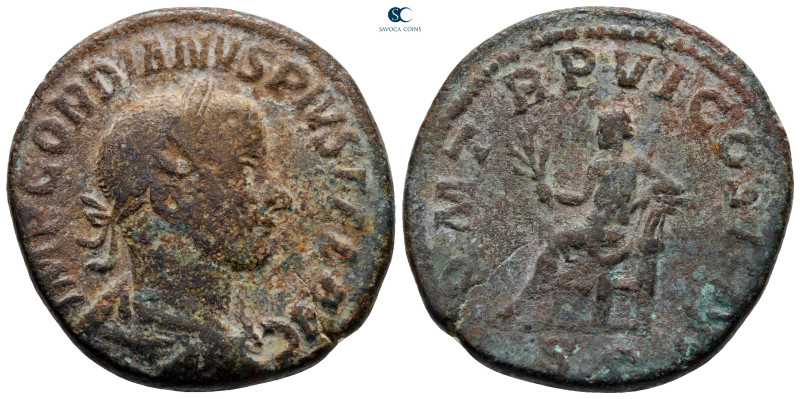 Gordian III AD 238-244. Rome
Sestertius Æ

31 mm, 18,66 g



nearly very ...