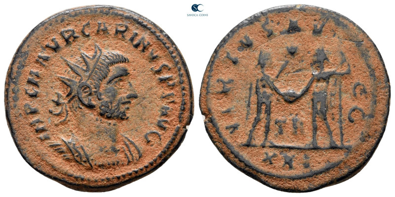 Carinus AD 283-285. Tripolis
Antoninianus Æ

22 mm, 3,54 g



very fine