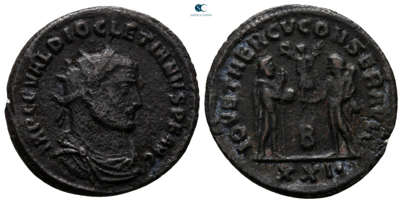 Diocletian AD 284-305. Antioch
Antoninianus Æ

22 mm, 3,17 g



nearly ve...