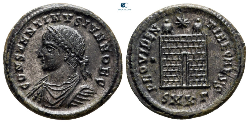 Constantine II, as Caesar AD 317-337. Cyzicus
Follis Æ

19 mm, 2,25 g



...