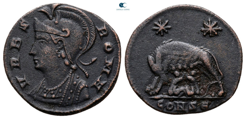 City Commemoratives AD 330-354. Constantinople
Follis Æ

18 mm, 1,94 g


...