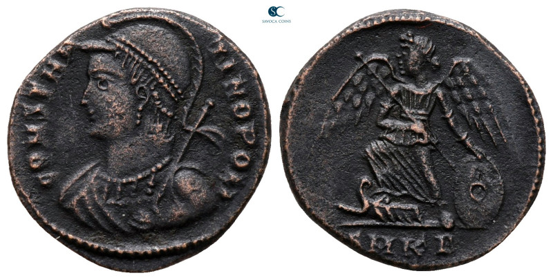 City Commemoratives AD 330-354. Cyzicus
Follis Æ

18 mm, 2,38 g



very f...