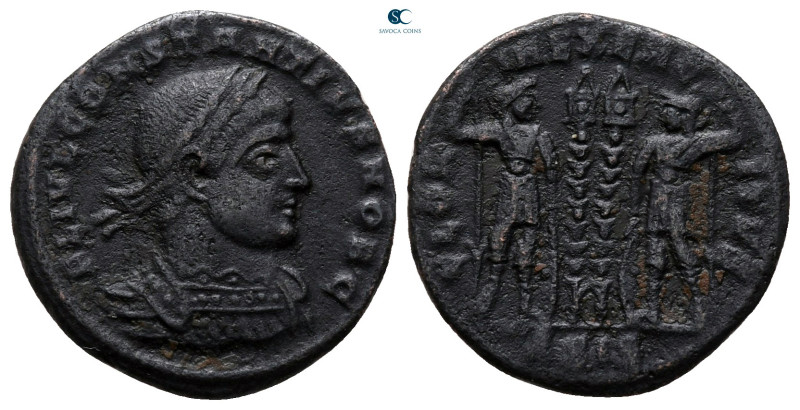 Constantius II, as Caesar AD 337-347. Siscia
Follis Æ

19 mm, 2,39 g



v...