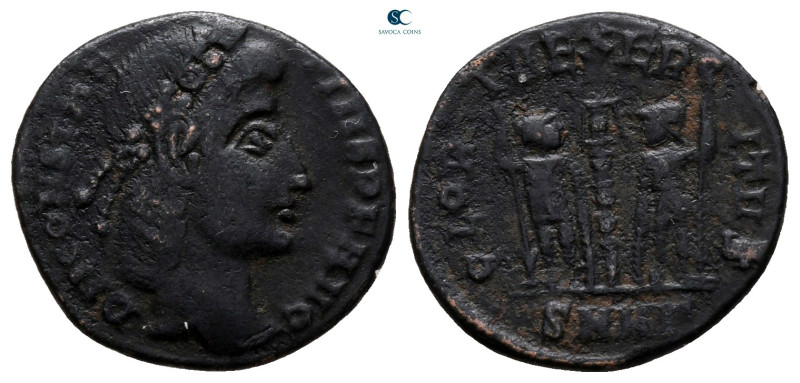 Constantius II AD 347-361. . Uncertain mint, possibly Nicomedia
Follis Æ

17 ...