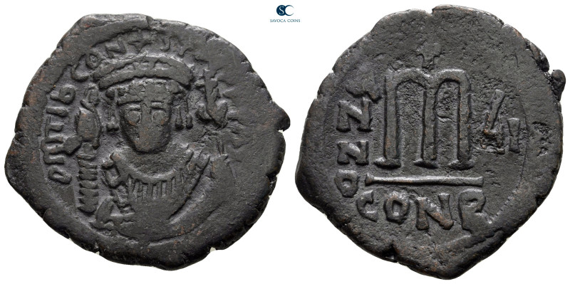 Tiberius II Constantine AD 578-582. Constantinople
Follis or 40 Nummi Æ

32 m...