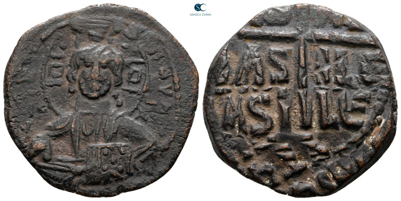 Romanus III Argyrus AD 1028-1034. Constantinople
Anonymous Follis Æ

28 mm, 9...