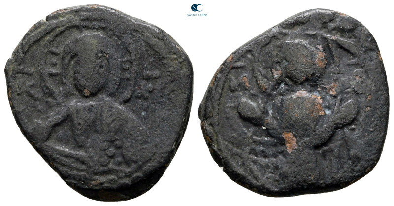 Alexius I Comnenus AD 1081-1118. Constantinople
Anonymous Follis Æ

22 mm, 4,...